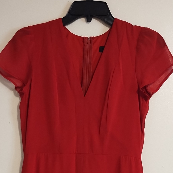 Dress-Up Red Maxi Dress Size XS by Le Chateau. - Picture 5 of 6